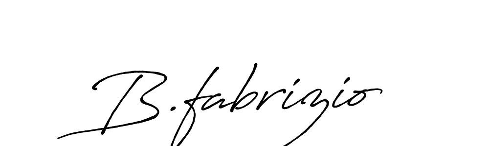 The best way (Antro_Vectra_Bolder) to make a short signature is to pick only two or three words in your name. The name B.fabrizio include a total of six letters. For converting this name. B.fabrizio signature style 7 images and pictures png