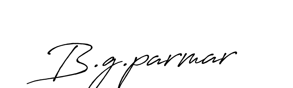 The best way (Antro_Vectra_Bolder) to make a short signature is to pick only two or three words in your name. The name B.g.parmar include a total of six letters. For converting this name. B.g.parmar signature style 7 images and pictures png