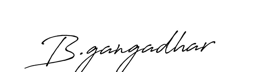 The best way (Antro_Vectra_Bolder) to make a short signature is to pick only two or three words in your name. The name B.gangadhar include a total of six letters. For converting this name. B.gangadhar signature style 7 images and pictures png