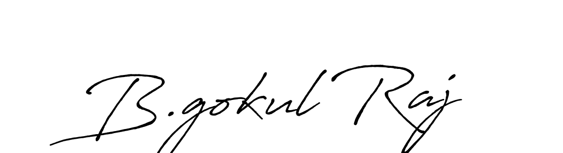 if you are searching for the best signature style for your name B.gokul Raj. so please give up your signature search. here we have designed multiple signature styles  using Antro_Vectra_Bolder. B.gokul Raj signature style 7 images and pictures png