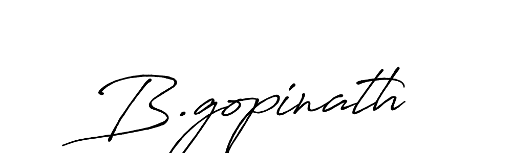 B.gopinath stylish signature style. Best Handwritten Sign (Antro_Vectra_Bolder) for my name. Handwritten Signature Collection Ideas for my name B.gopinath. B.gopinath signature style 7 images and pictures png