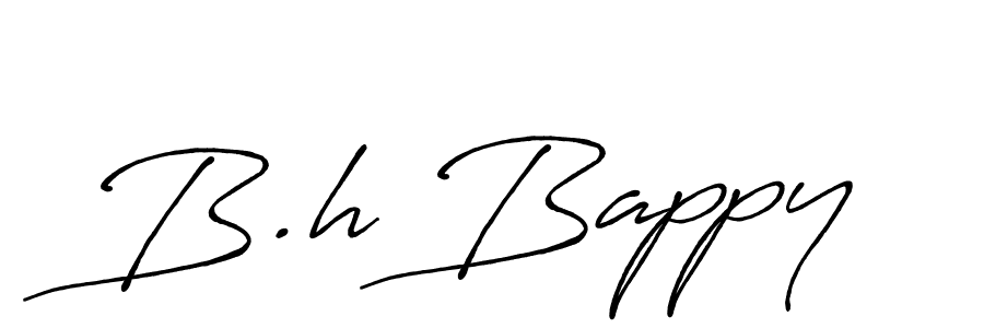 B.h Bappy stylish signature style. Best Handwritten Sign (Antro_Vectra_Bolder) for my name. Handwritten Signature Collection Ideas for my name B.h Bappy. B.h Bappy signature style 7 images and pictures png