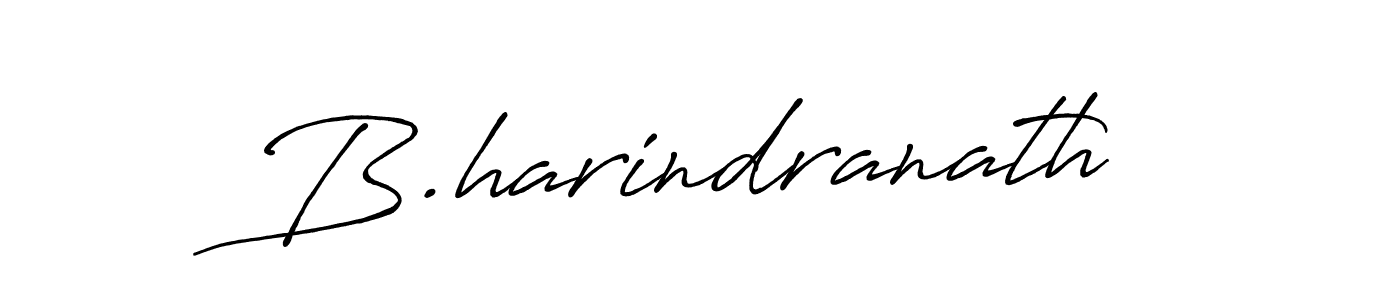 It looks lik you need a new signature style for name B.harindranath. Design unique handwritten (Antro_Vectra_Bolder) signature with our free signature maker in just a few clicks. B.harindranath signature style 7 images and pictures png