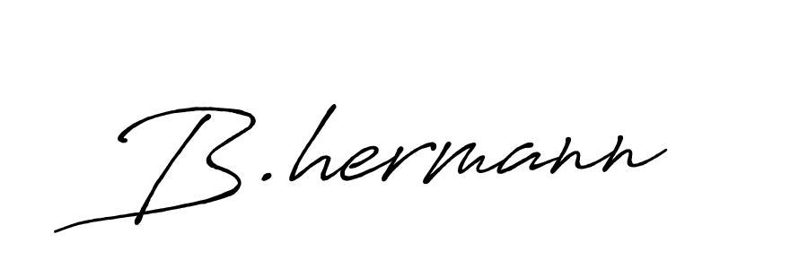 Design your own signature with our free online signature maker. With this signature software, you can create a handwritten (Antro_Vectra_Bolder) signature for name B.hermann. B.hermann signature style 7 images and pictures png