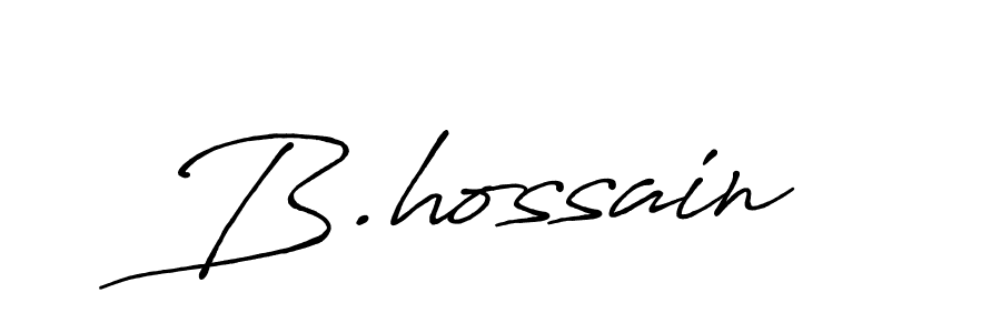 It looks lik you need a new signature style for name B.hossain. Design unique handwritten (Antro_Vectra_Bolder) signature with our free signature maker in just a few clicks. B.hossain signature style 7 images and pictures png