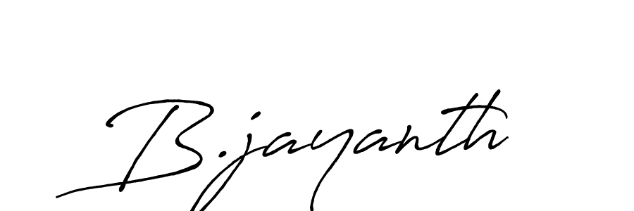 B.jayanth stylish signature style. Best Handwritten Sign (Antro_Vectra_Bolder) for my name. Handwritten Signature Collection Ideas for my name B.jayanth. B.jayanth signature style 7 images and pictures png