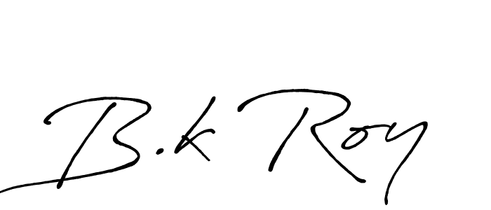 Create a beautiful signature design for name B.k Roy. With this signature (Antro_Vectra_Bolder) fonts, you can make a handwritten signature for free. B.k Roy signature style 7 images and pictures png