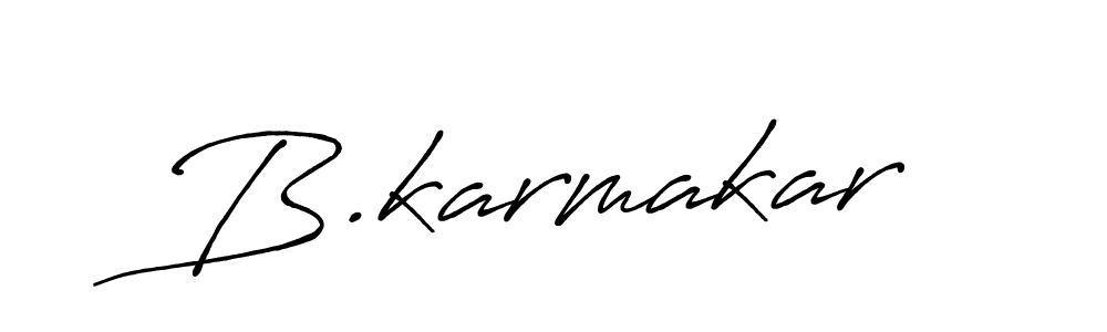 Design your own signature with our free online signature maker. With this signature software, you can create a handwritten (Antro_Vectra_Bolder) signature for name B.karmakar. B.karmakar signature style 7 images and pictures png