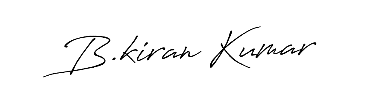 The best way (Antro_Vectra_Bolder) to make a short signature is to pick only two or three words in your name. The name B.kiran Kumar include a total of six letters. For converting this name. B.kiran Kumar signature style 7 images and pictures png