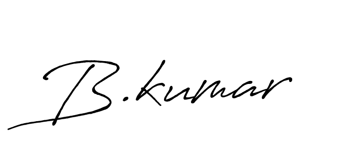 The best way (Antro_Vectra_Bolder) to make a short signature is to pick only two or three words in your name. The name B.kumar include a total of six letters. For converting this name. B.kumar signature style 7 images and pictures png