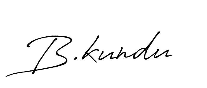 How to Draw B.kundu signature style? Antro_Vectra_Bolder is a latest design signature styles for name B.kundu. B.kundu signature style 7 images and pictures png