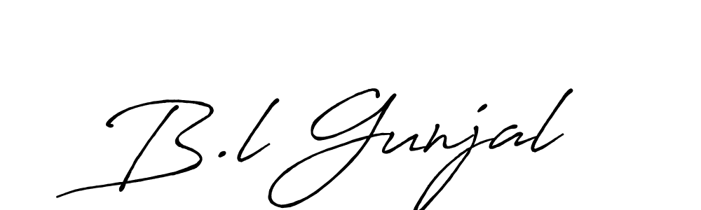 Similarly Antro_Vectra_Bolder is the best handwritten signature design. Signature creator online .You can use it as an online autograph creator for name B.l Gunjal. B.l Gunjal signature style 7 images and pictures png