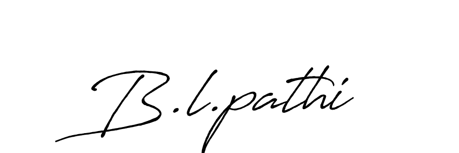 if you are searching for the best signature style for your name B.l.pathi. so please give up your signature search. here we have designed multiple signature styles  using Antro_Vectra_Bolder. B.l.pathi signature style 7 images and pictures png