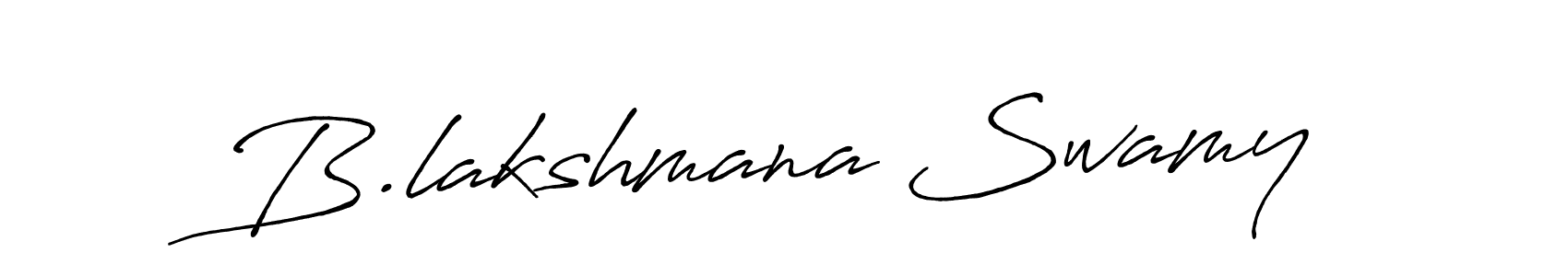 Antro_Vectra_Bolder is a professional signature style that is perfect for those who want to add a touch of class to their signature. It is also a great choice for those who want to make their signature more unique. Get B.lakshmana Swamy name to fancy signature for free. B.lakshmana Swamy signature style 7 images and pictures png