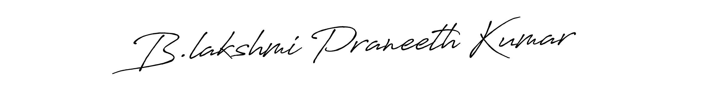 Make a beautiful signature design for name B.lakshmi Praneeth Kumar. Use this online signature maker to create a handwritten signature for free. B.lakshmi Praneeth Kumar signature style 7 images and pictures png