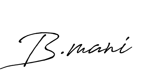 Best and Professional Signature Style for B.mani. Antro_Vectra_Bolder Best Signature Style Collection. B.mani signature style 7 images and pictures png