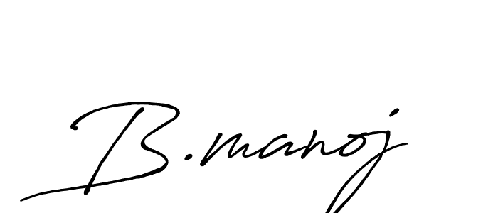 Similarly Antro_Vectra_Bolder is the best handwritten signature design. Signature creator online .You can use it as an online autograph creator for name B.manoj. B.manoj signature style 7 images and pictures png