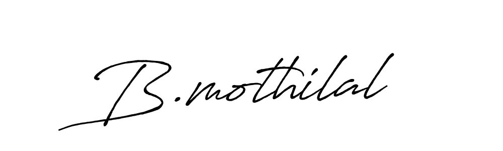 The best way (Antro_Vectra_Bolder) to make a short signature is to pick only two or three words in your name. The name B.mothilal include a total of six letters. For converting this name. B.mothilal signature style 7 images and pictures png