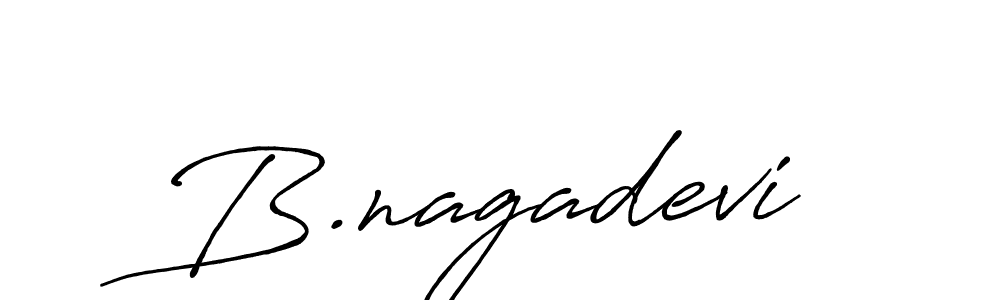 Make a beautiful signature design for name B.nagadevi. Use this online signature maker to create a handwritten signature for free. B.nagadevi signature style 7 images and pictures png