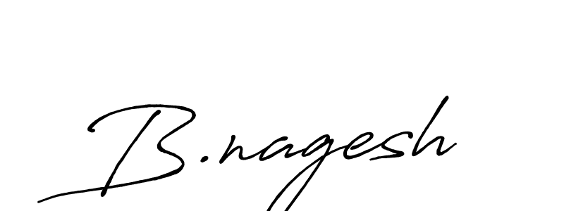 This is the best signature style for the B.nagesh name. Also you like these signature font (Antro_Vectra_Bolder). Mix name signature. B.nagesh signature style 7 images and pictures png