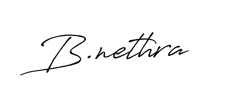 You can use this online signature creator to create a handwritten signature for the name B.nethra. This is the best online autograph maker. B.nethra signature style 7 images and pictures png