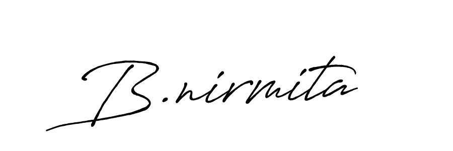 Make a short B.nirmita signature style. Manage your documents anywhere anytime using Antro_Vectra_Bolder. Create and add eSignatures, submit forms, share and send files easily. B.nirmita signature style 7 images and pictures png