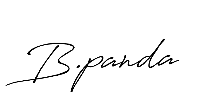 Create a beautiful signature design for name B.panda. With this signature (Antro_Vectra_Bolder) fonts, you can make a handwritten signature for free. B.panda signature style 7 images and pictures png