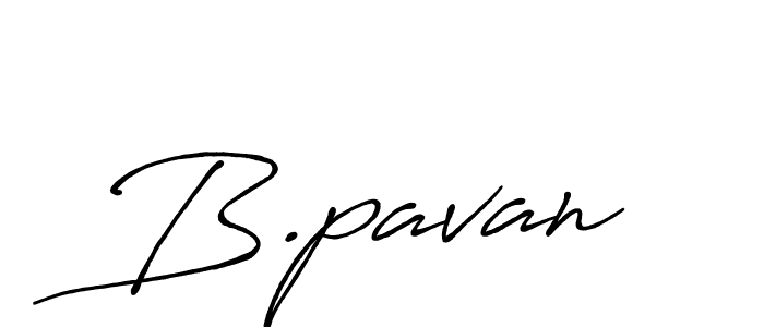 B.pavan stylish signature style. Best Handwritten Sign (Antro_Vectra_Bolder) for my name. Handwritten Signature Collection Ideas for my name B.pavan. B.pavan signature style 7 images and pictures png