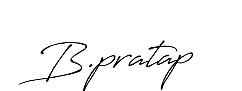 How to make B.pratap name signature. Use Antro_Vectra_Bolder style for creating short signs online. This is the latest handwritten sign. B.pratap signature style 7 images and pictures png