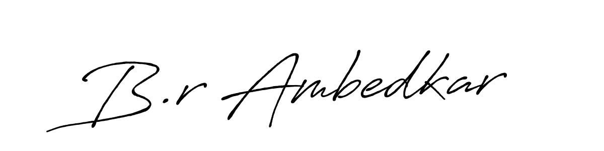 Create a beautiful signature design for name B.r Ambedkar. With this signature (Antro_Vectra_Bolder) fonts, you can make a handwritten signature for free. B.r Ambedkar signature style 7 images and pictures png