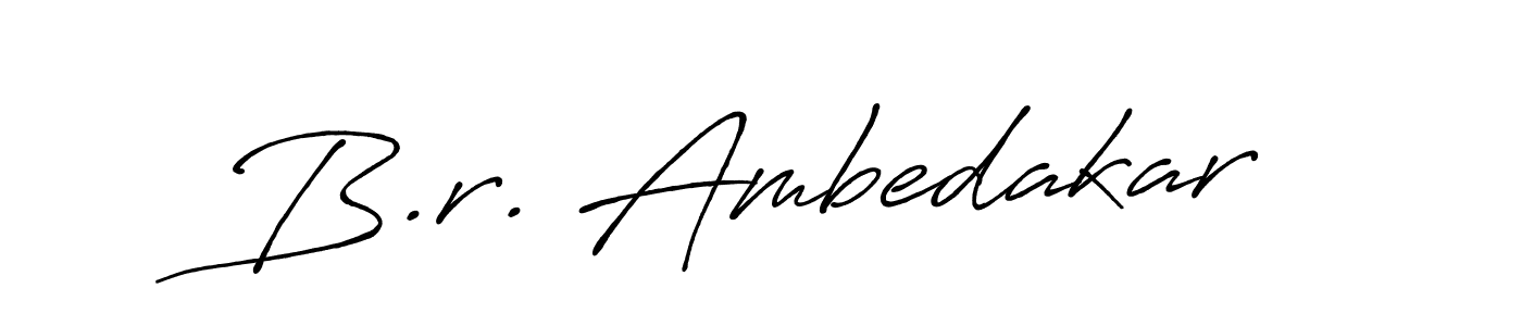 Antro_Vectra_Bolder is a professional signature style that is perfect for those who want to add a touch of class to their signature. It is also a great choice for those who want to make their signature more unique. Get B.r. Ambedakar name to fancy signature for free. B.r. Ambedakar signature style 7 images and pictures png