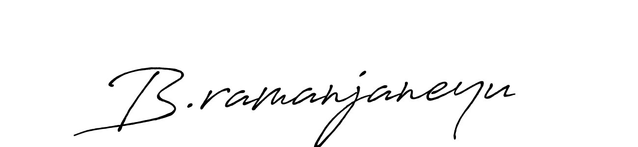 Antro_Vectra_Bolder is a professional signature style that is perfect for those who want to add a touch of class to their signature. It is also a great choice for those who want to make their signature more unique. Get B.ramanjaneyu name to fancy signature for free. B.ramanjaneyu signature style 7 images and pictures png