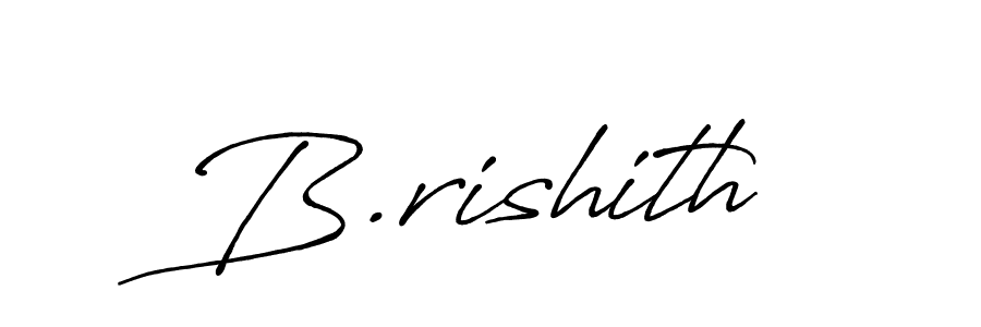 Also we have B.rishith name is the best signature style. Create professional handwritten signature collection using Antro_Vectra_Bolder autograph style. B.rishith signature style 7 images and pictures png
