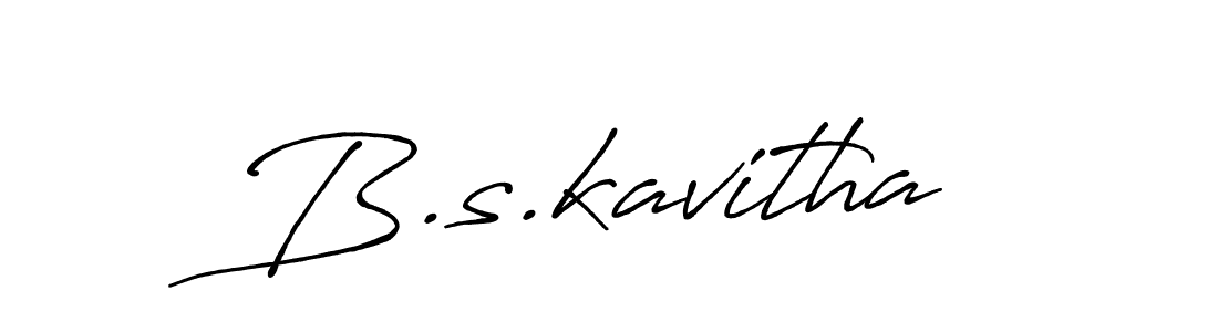 It looks lik you need a new signature style for name B.s.kavitha. Design unique handwritten (Antro_Vectra_Bolder) signature with our free signature maker in just a few clicks. B.s.kavitha signature style 7 images and pictures png