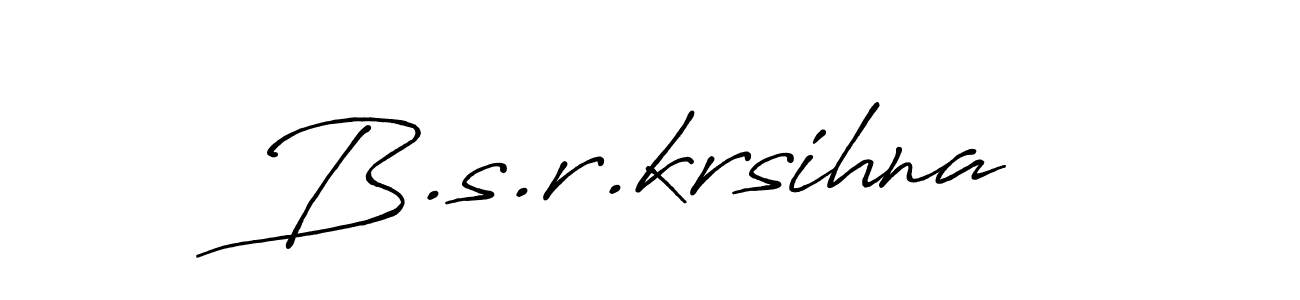 It looks lik you need a new signature style for name B.s.r.krsihna. Design unique handwritten (Antro_Vectra_Bolder) signature with our free signature maker in just a few clicks. B.s.r.krsihna signature style 7 images and pictures png