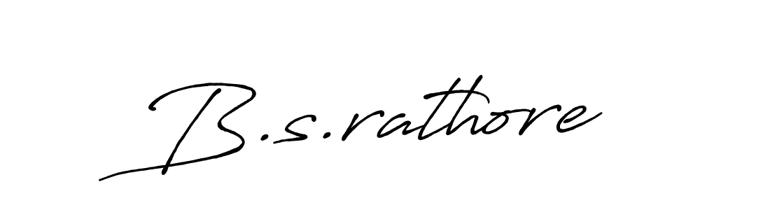 B.s.rathore stylish signature style. Best Handwritten Sign (Antro_Vectra_Bolder) for my name. Handwritten Signature Collection Ideas for my name B.s.rathore. B.s.rathore signature style 7 images and pictures png