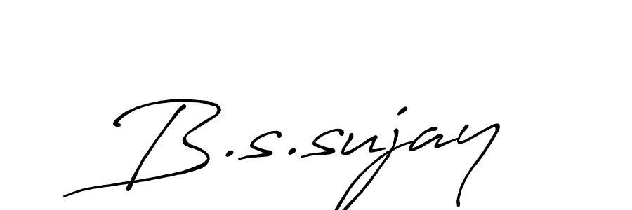 This is the best signature style for the B.s.sujay name. Also you like these signature font (Antro_Vectra_Bolder). Mix name signature. B.s.sujay signature style 7 images and pictures png