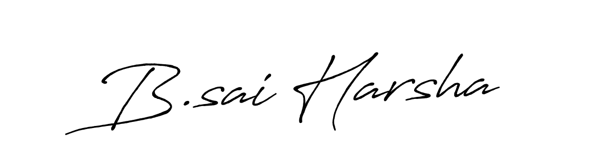 It looks lik you need a new signature style for name B.sai Harsha. Design unique handwritten (Antro_Vectra_Bolder) signature with our free signature maker in just a few clicks. B.sai Harsha signature style 7 images and pictures png