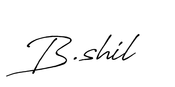 Antro_Vectra_Bolder is a professional signature style that is perfect for those who want to add a touch of class to their signature. It is also a great choice for those who want to make their signature more unique. Get B.shil name to fancy signature for free. B.shil signature style 7 images and pictures png