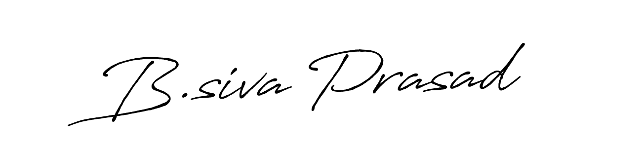 Make a short B.siva Prasad signature style. Manage your documents anywhere anytime using Antro_Vectra_Bolder. Create and add eSignatures, submit forms, share and send files easily. B.siva Prasad signature style 7 images and pictures png