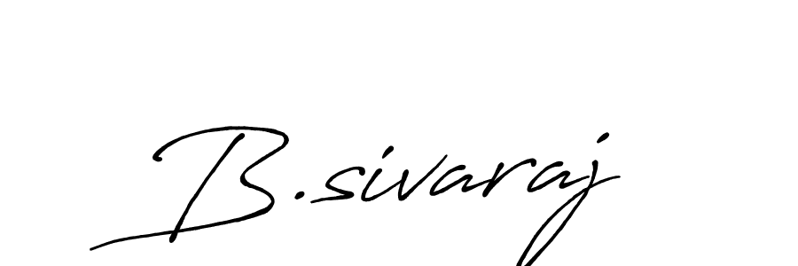 Also we have B.sivaraj name is the best signature style. Create professional handwritten signature collection using Antro_Vectra_Bolder autograph style. B.sivaraj signature style 7 images and pictures png