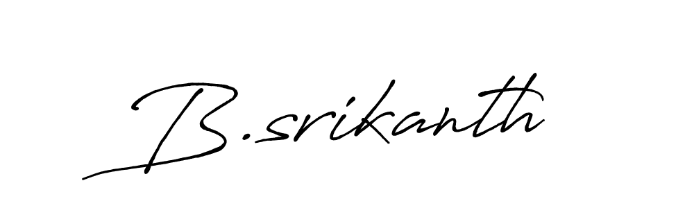 You can use this online signature creator to create a handwritten signature for the name B.srikanth. This is the best online autograph maker. B.srikanth signature style 7 images and pictures png