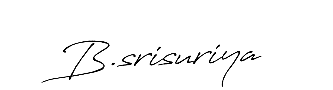 Design your own signature with our free online signature maker. With this signature software, you can create a handwritten (Antro_Vectra_Bolder) signature for name B.srisuriya. B.srisuriya signature style 7 images and pictures png
