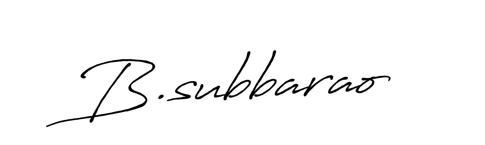 B.subbarao stylish signature style. Best Handwritten Sign (Antro_Vectra_Bolder) for my name. Handwritten Signature Collection Ideas for my name B.subbarao. B.subbarao signature style 7 images and pictures png