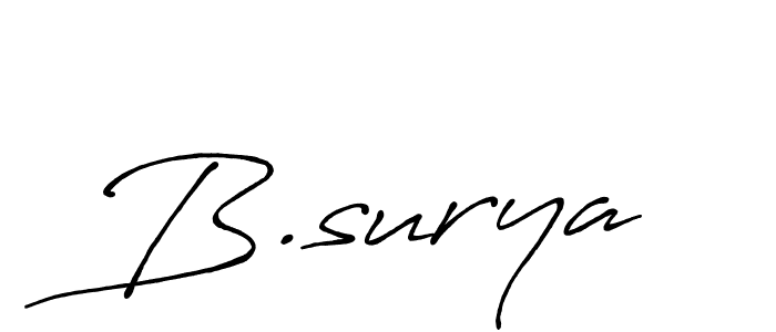 Once you've used our free online signature maker to create your best signature Antro_Vectra_Bolder style, it's time to enjoy all of the benefits that B.surya name signing documents. B.surya signature style 7 images and pictures png