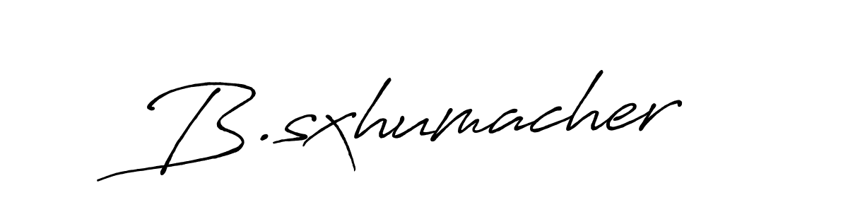 Similarly Antro_Vectra_Bolder is the best handwritten signature design. Signature creator online .You can use it as an online autograph creator for name B.sxhumacher. B.sxhumacher signature style 7 images and pictures png