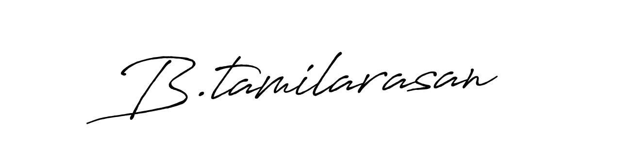 How to make B.tamilarasan name signature. Use Antro_Vectra_Bolder style for creating short signs online. This is the latest handwritten sign. B.tamilarasan signature style 7 images and pictures png