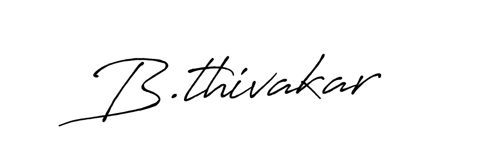 Antro_Vectra_Bolder is a professional signature style that is perfect for those who want to add a touch of class to their signature. It is also a great choice for those who want to make their signature more unique. Get B.thivakar name to fancy signature for free. B.thivakar signature style 7 images and pictures png