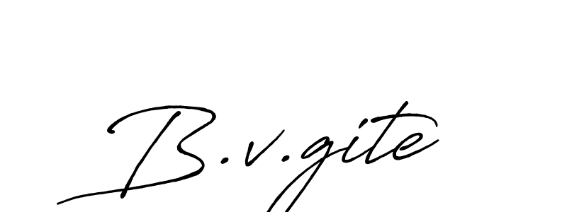 Once you've used our free online signature maker to create your best signature Antro_Vectra_Bolder style, it's time to enjoy all of the benefits that B.v.gite name signing documents. B.v.gite signature style 7 images and pictures png