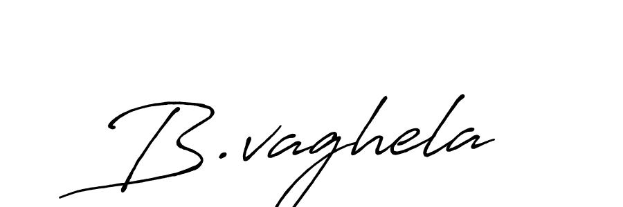 Create a beautiful signature design for name B.vaghela. With this signature (Antro_Vectra_Bolder) fonts, you can make a handwritten signature for free. B.vaghela signature style 7 images and pictures png